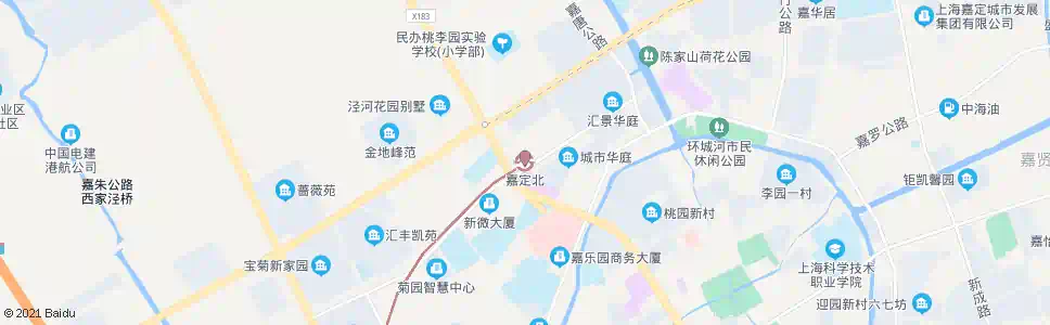 上海嘉定北站_公交站地图_上海公交_妙搜公交查询2025
