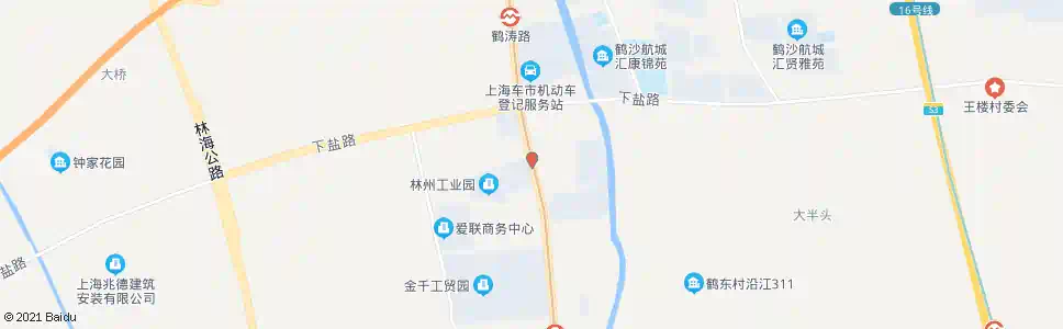 上海沪南公路下盐路_公交站地图_上海公交_妙搜公交查询2025