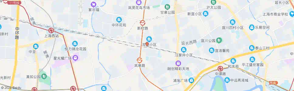 上海交通路双山路_公交站地图_上海公交_妙搜公交查询2025