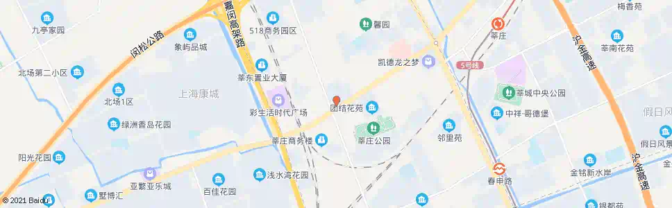 上海莘松新村_公交站地图_上海公交_妙搜公交查询2025