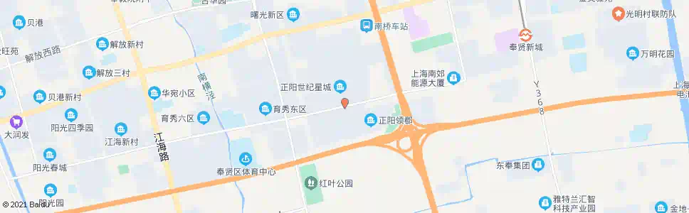 上海南港路正环路_公交站地图_上海公交_妙搜公交查询2025