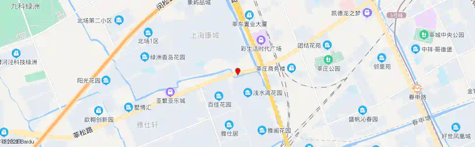 上海上海康城_公交站地图_上海公交_妙搜公交查询2025