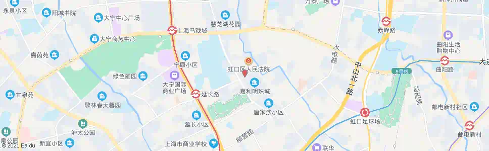 上海延长路北宝兴路_公交站地图_上海公交_妙搜公交查询2025