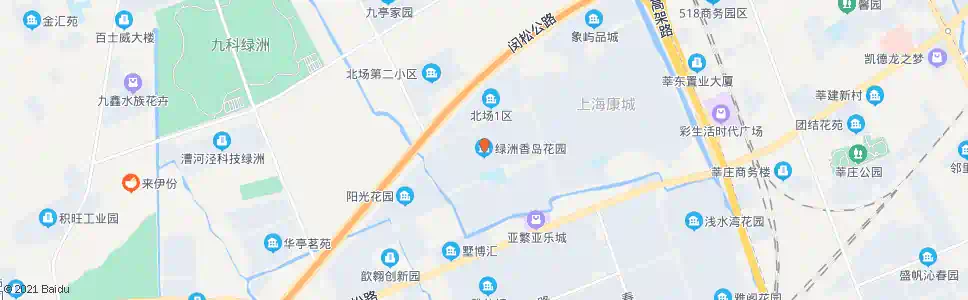 上海绿洲香岛花园_公交站地图_上海公交_妙搜公交查询2025