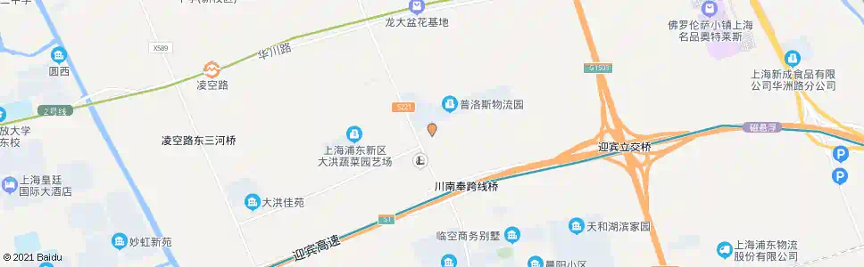 上海灵通路川南奉公路_公交站地图_上海公交_妙搜公交查询2025