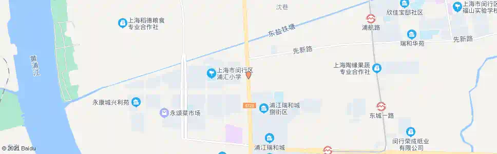 上海浦星公路盐铁路_公交站地图_上海公交_妙搜公交查询2025