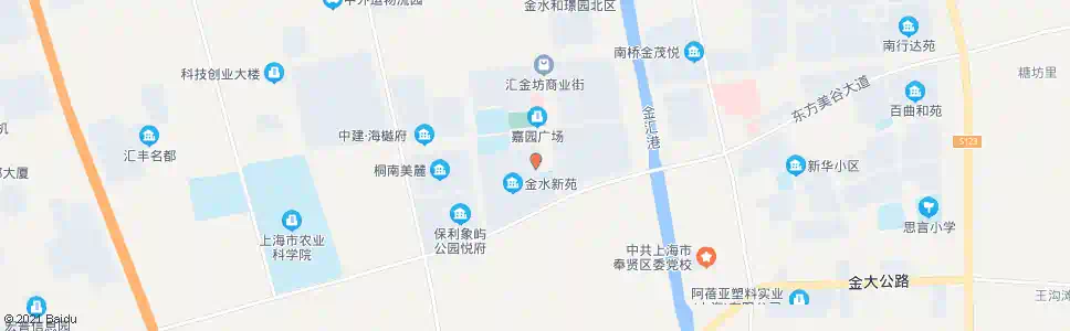 上海金水新苑_公交站地图_上海公交_妙搜公交查询2025