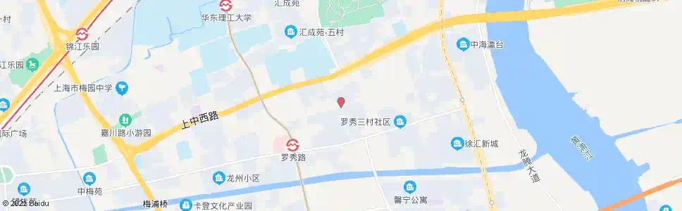 上海罗香路长桥路_公交站地图_上海公交_妙搜公交查询2025