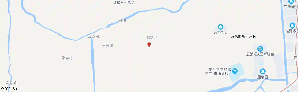 上海盈朱路周荡村_公交站地图_上海公交_妙搜公交查询2025