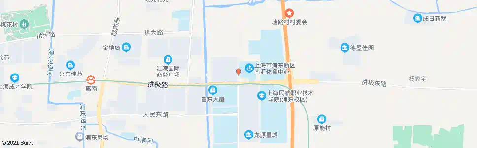 上海观海路拱极路_公交站地图_上海公交_妙搜公交查询2025