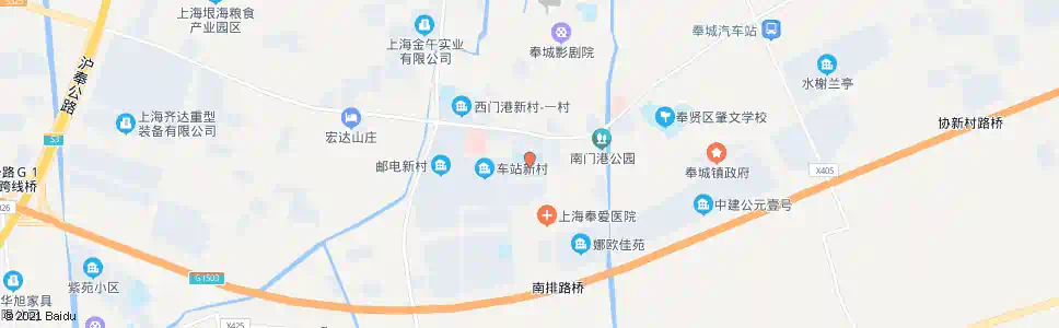 上海奉城高级中学_公交站地图_上海公交_妙搜公交查询2025