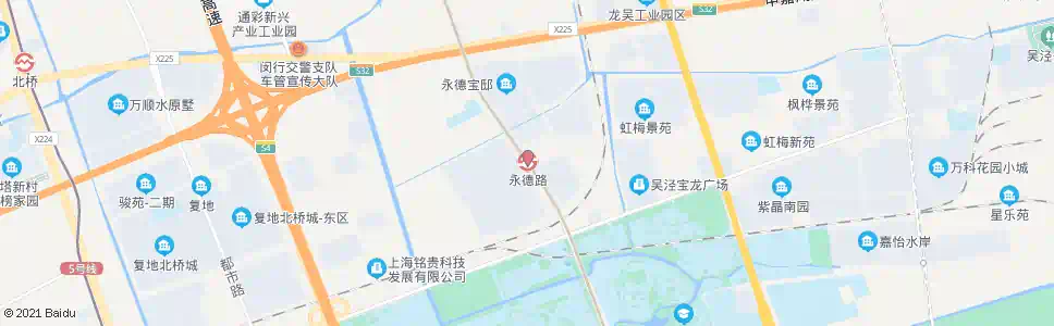 上海莲花南路永德路_公交站地图_上海公交_妙搜公交查询2025