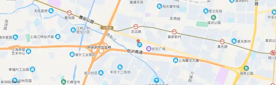上海新郁路曹安公路_公交站地图_上海公交_妙搜公交查询2025