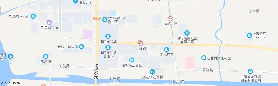 上海鲁南路汇臻路_公交站地图_上海公交_妙搜公交查询2025