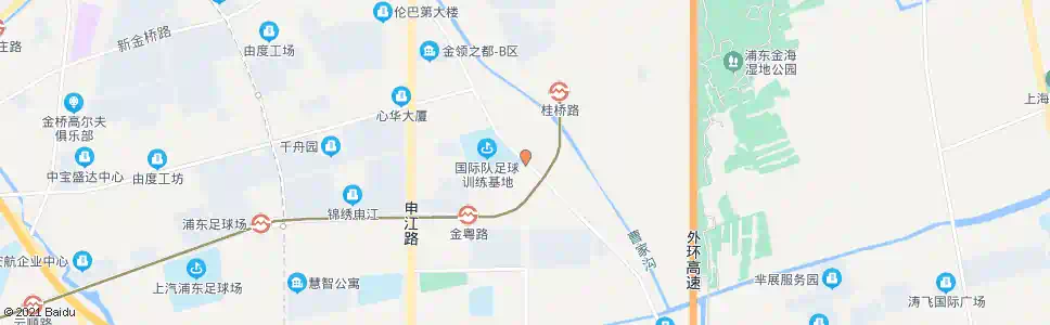 上海唐陆路台桥路_公交站地图_上海公交_妙搜公交查询2025