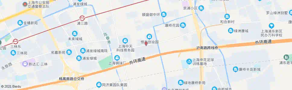 上海康桥路康意路_公交站地图_上海公交_妙搜公交查询2025