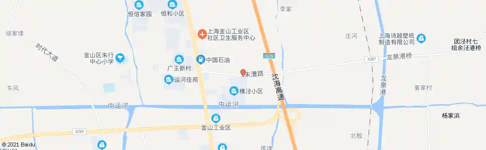 上海朱漕路四号桥_公交站地图_上海公交_妙搜公交查询2025