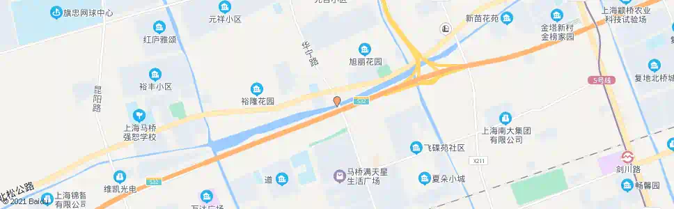 上海华宁路北松公路_公交站地图_上海公交_妙搜公交查询2025