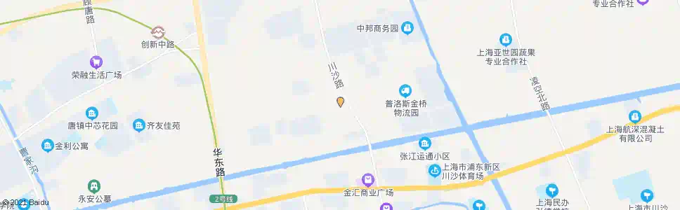 上海置业路川沙路_公交站地图_上海公交_妙搜公交查询2025