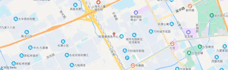 上海华宝路星站路_公交站地图_上海公交_妙搜公交查询2025