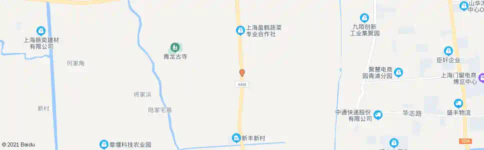 上海赵重公路青龙村_公交站地图_上海公交_妙搜公交查询2025