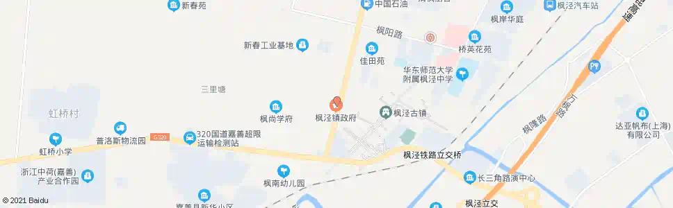 上海枫泾镇_公交站地图_上海公交_妙搜公交查询2025