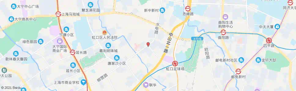 上海水电路花园路_公交站地图_上海公交_妙搜公交查询2025