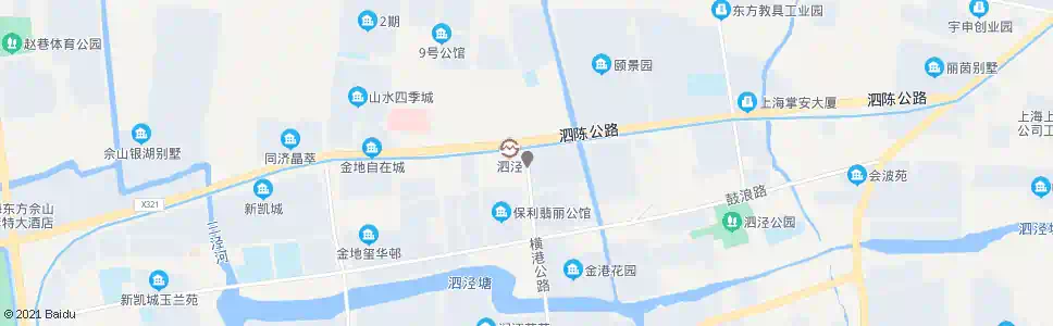 上海泗陈公路横港公路(9号线泗泾站)_公交站地图_上海公交_妙搜公交查询2025