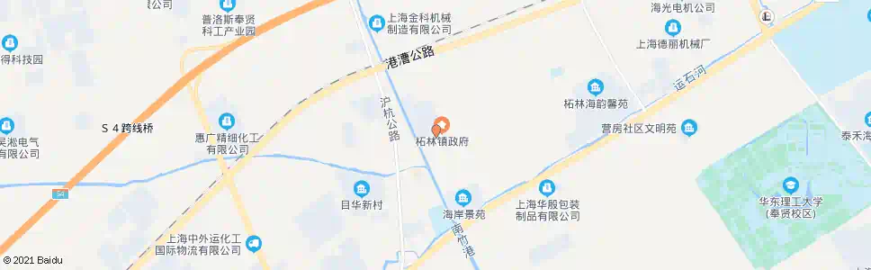 上海柘林镇_公交站地图_上海公交_妙搜公交查询2025