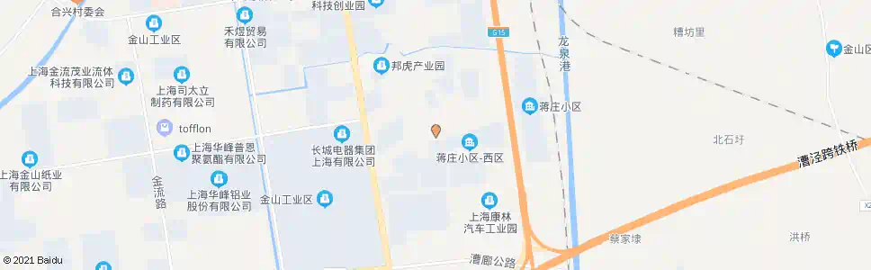 上海蒋庄路蒋庄村_公交站地图_上海公交_妙搜公交查询2025