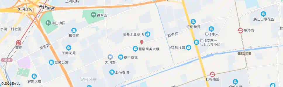 上海春申路梅富路_公交站地图_上海公交_妙搜公交查询2025