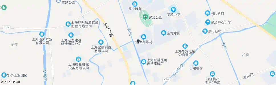 上海长虹路潘沪路_公交站地图_上海公交_妙搜公交查询2025