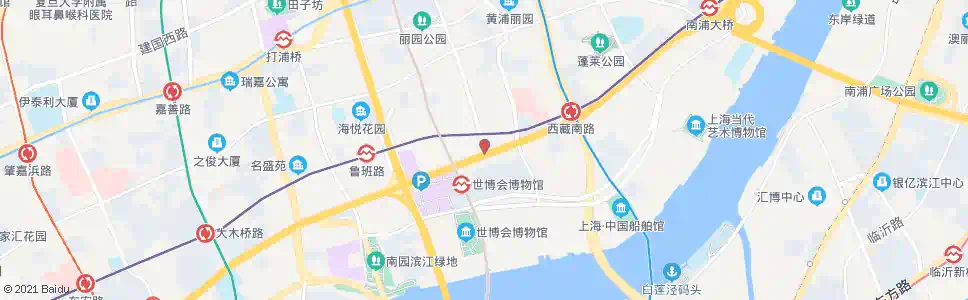 上海局门路中山南一路_公交站地图_上海公交_妙搜公交查询2025