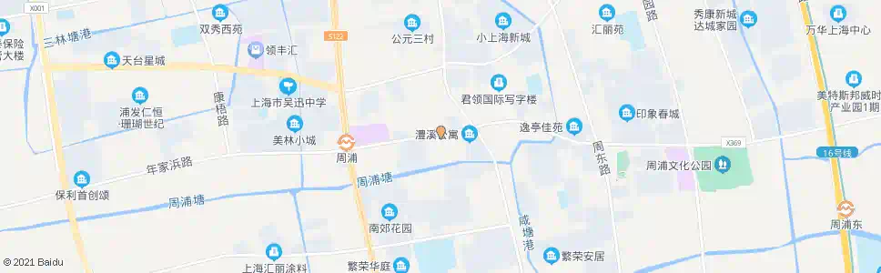 上海年家浜路康沈路(周浦镇政府)_公交站地图_上海公交_妙搜公交查询2025