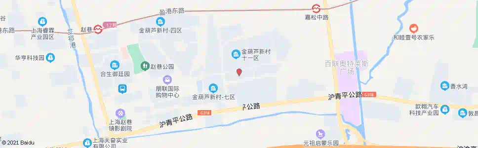 上海镇中路金葫芦十区_公交站地图_上海公交_妙搜公交查询2025