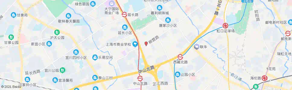 上海柳营路共和新路_公交站地图_上海公交_妙搜公交查询2025