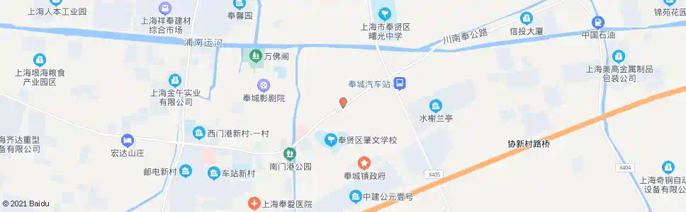 上海川南奉公路东门港_公交站地图_上海公交_妙搜公交查询2025