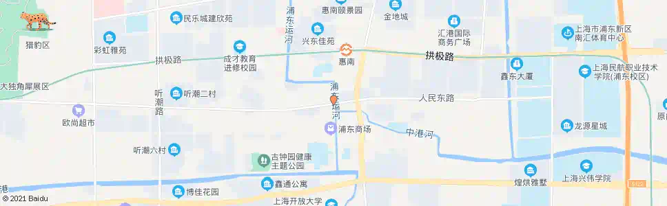 上海运河路_公交站地图_上海公交_妙搜公交查询2025