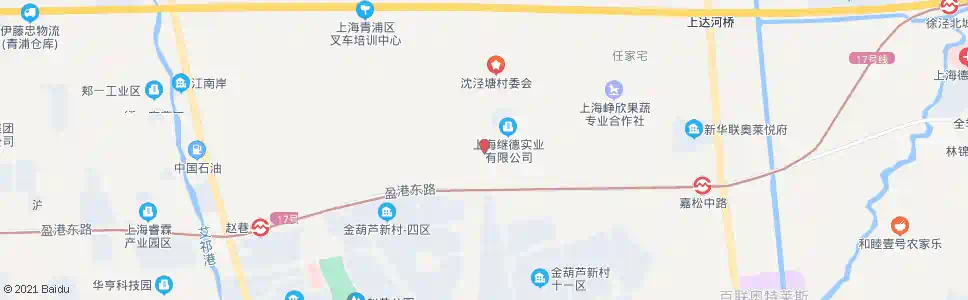 上海芦沈路沈泾塘村七组_公交站地图_上海公交_妙搜公交查询2025