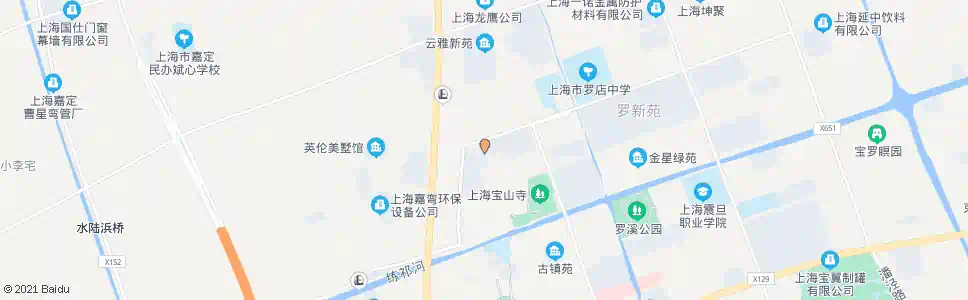 上海塘西街罗新路_公交站地图_上海公交_妙搜公交查询2025
