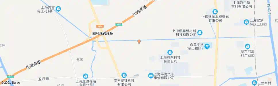上海中兴村_公交站地图_上海公交_妙搜公交查询2025