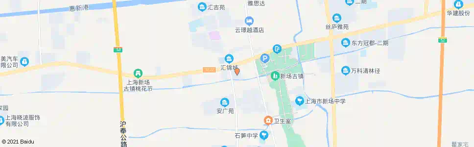 上海古馨苑_公交站地图_上海公交_妙搜公交查询2025