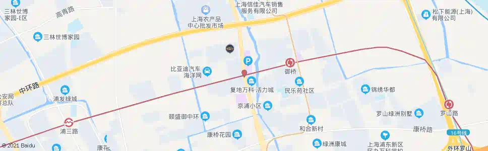 上海沪南路御桥路(御桥)_公交站地图_上海公交_妙搜公交查询2025