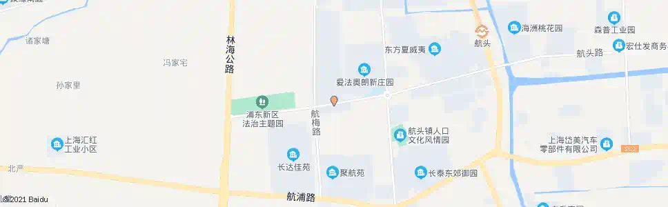 上海航头路航梅路_公交站地图_上海公交_妙搜公交查询2025
