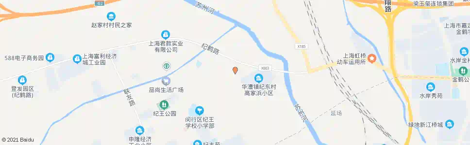 上海纪东村_公交站地图_上海公交_妙搜公交查询2025