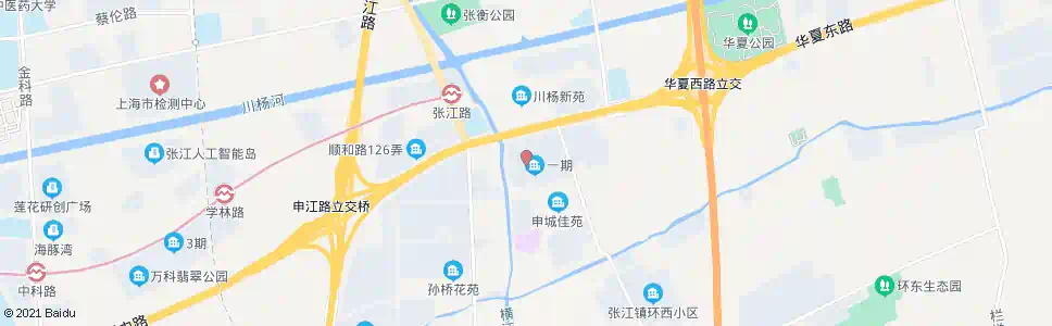 上海孙耀路华夏中路_公交站地图_上海公交_妙搜公交查询2025