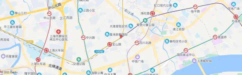 上海虬江路宝通路_公交站地图_上海公交_妙搜公交查询2025