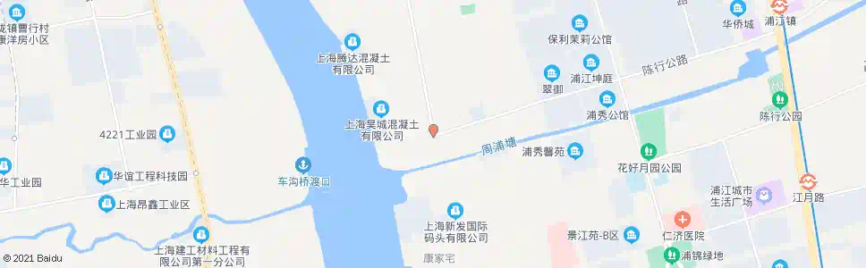 上海塘浦路陈行路_公交站地图_上海公交_妙搜公交查询2025