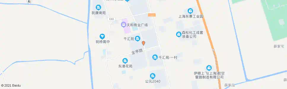 上海金亭路千汇路_公交站地图_上海公交_妙搜公交查询2025