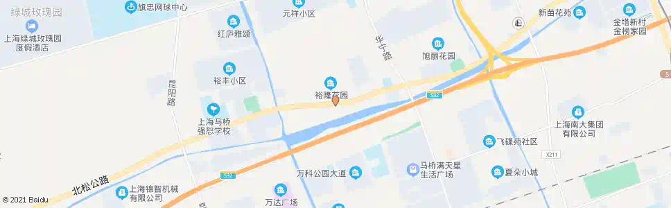 上海元松路北松路_公交站地图_上海公交_妙搜公交查询2025